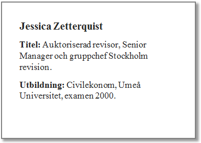 Jessica Zetterquist