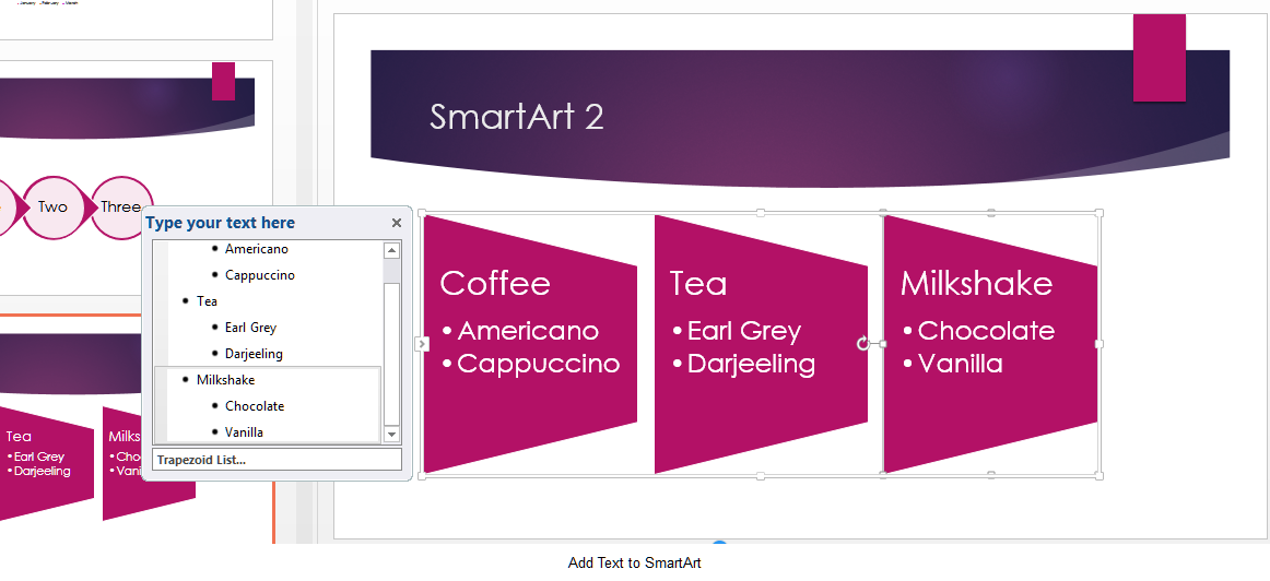 How to use SmartArt graphics in PowerPoint 2013