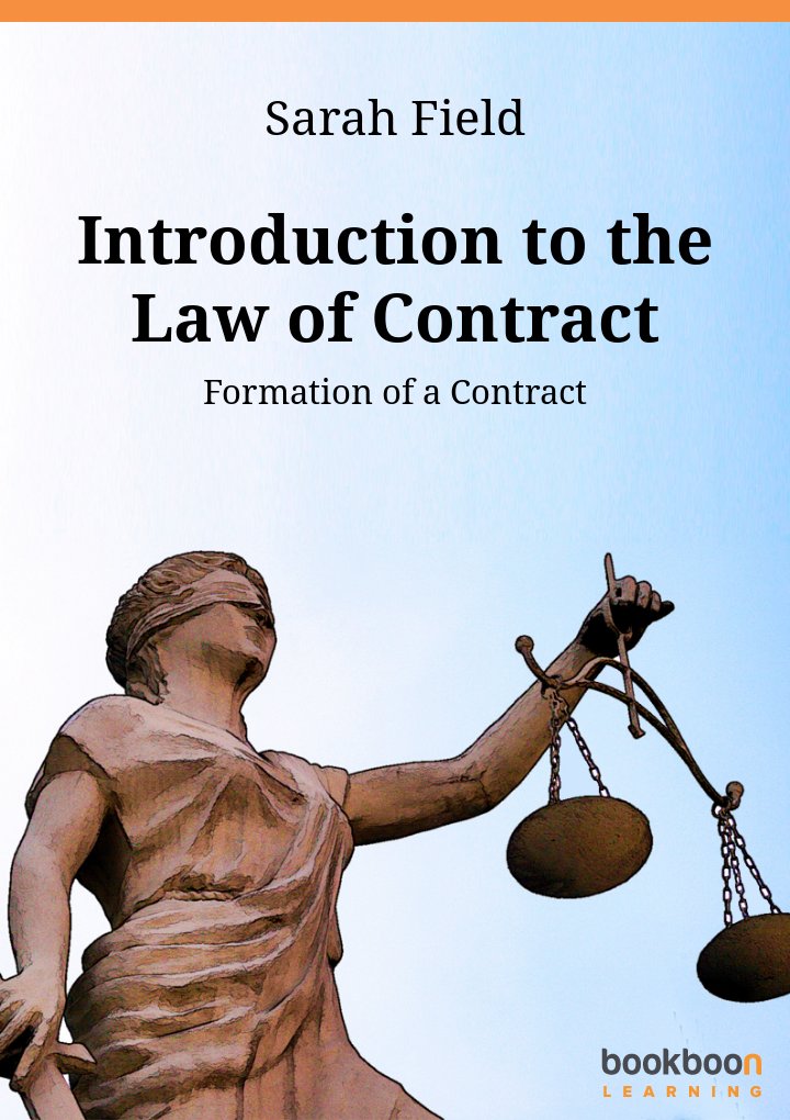 introduction to the law of contract formation of a contract