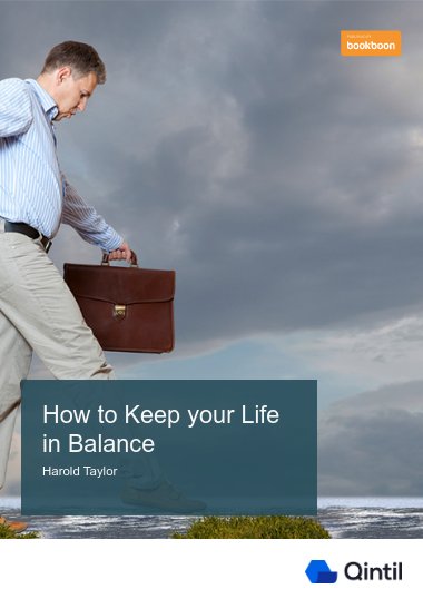 How to keep your life in balance