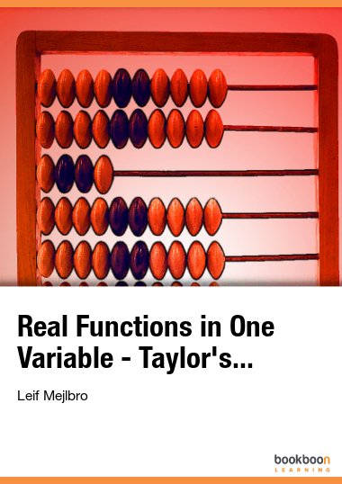Real Functions in One Variable - Taylor's...