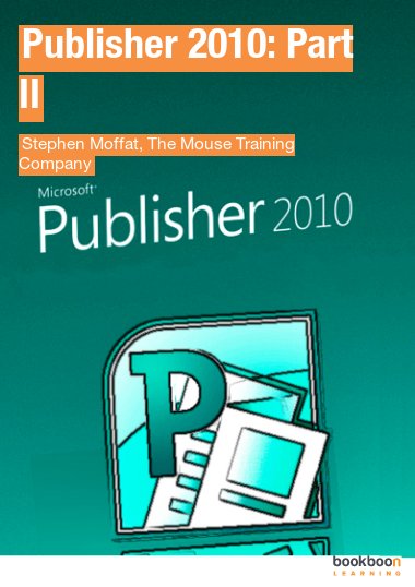 Publisher 2010: Part II
