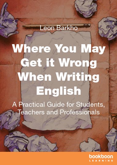 Where You May Get it Wrong When Writing English