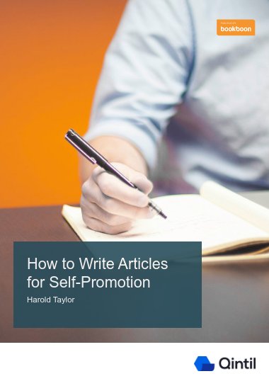 How to Write Articles for Self-Promotion