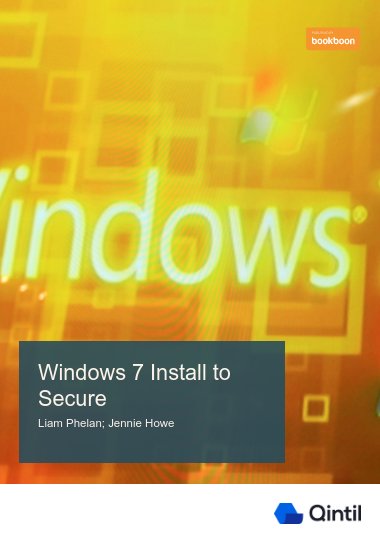 Windows 7 Install to Secure