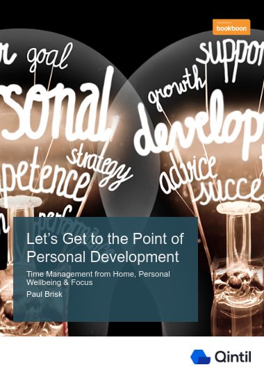 Let’s Get to the Point of Personal Development