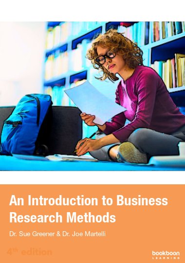 An introduction to Business Research Methods