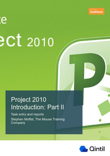 Project 2010 Introduction: Part II
