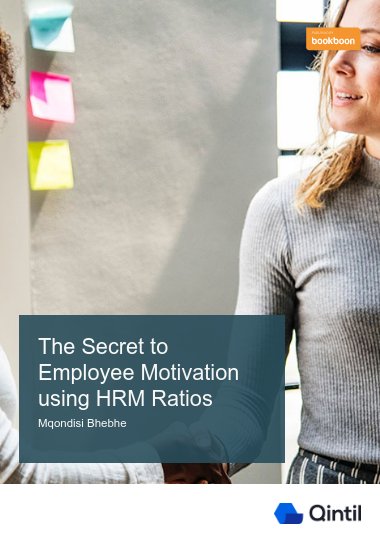 The Secret to Employee Motivation using HRM Ratios