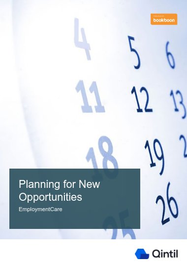 Planning for new opportunities