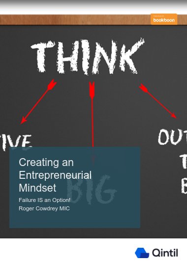 Creating an Entrepreneurial Mindset