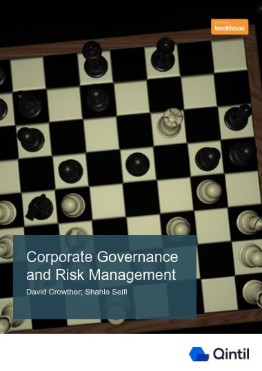 Corporate Governance and Risk Management