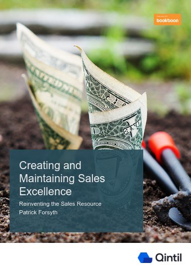 Creating and Maintaining Sales Excellence