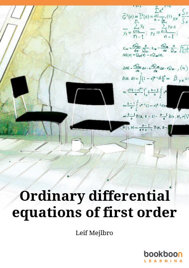 Ordinary differential equations of first order