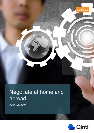 Negotiate at home and abroad