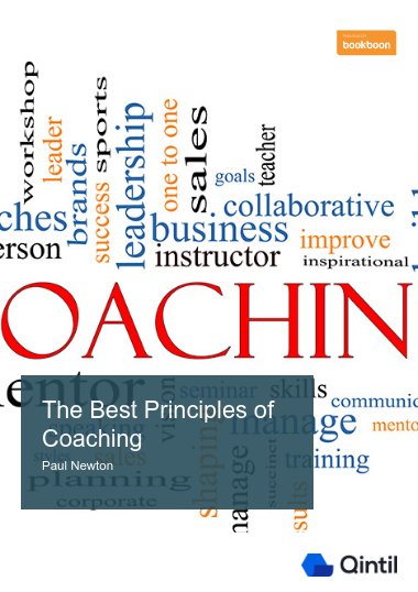 The Best Principles of Coaching