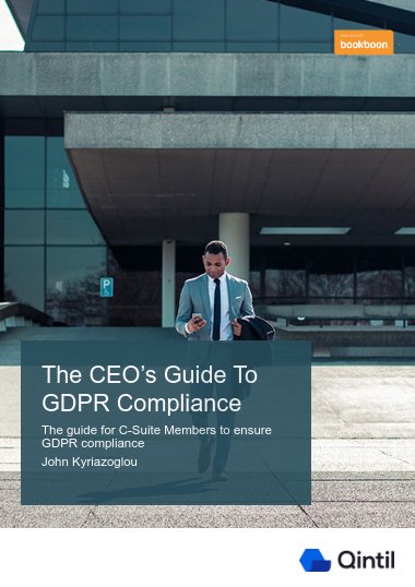 The CEO’s Guide To GDPR Compliance