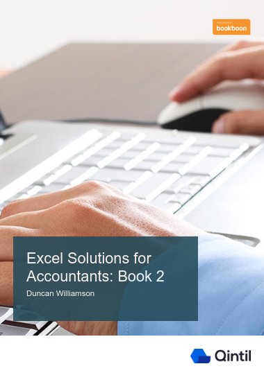 Excel Solutions for Accountants: Book 2