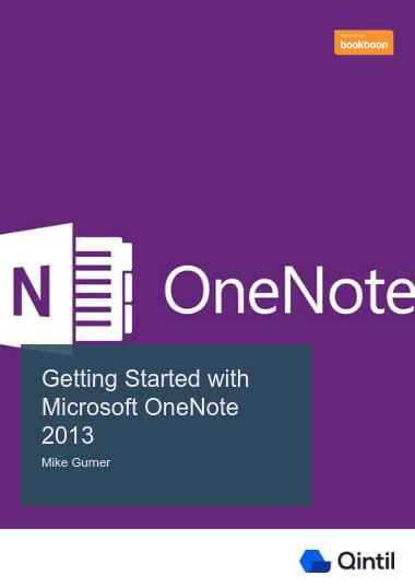 Getting Started with Microsoft OneNote 2013