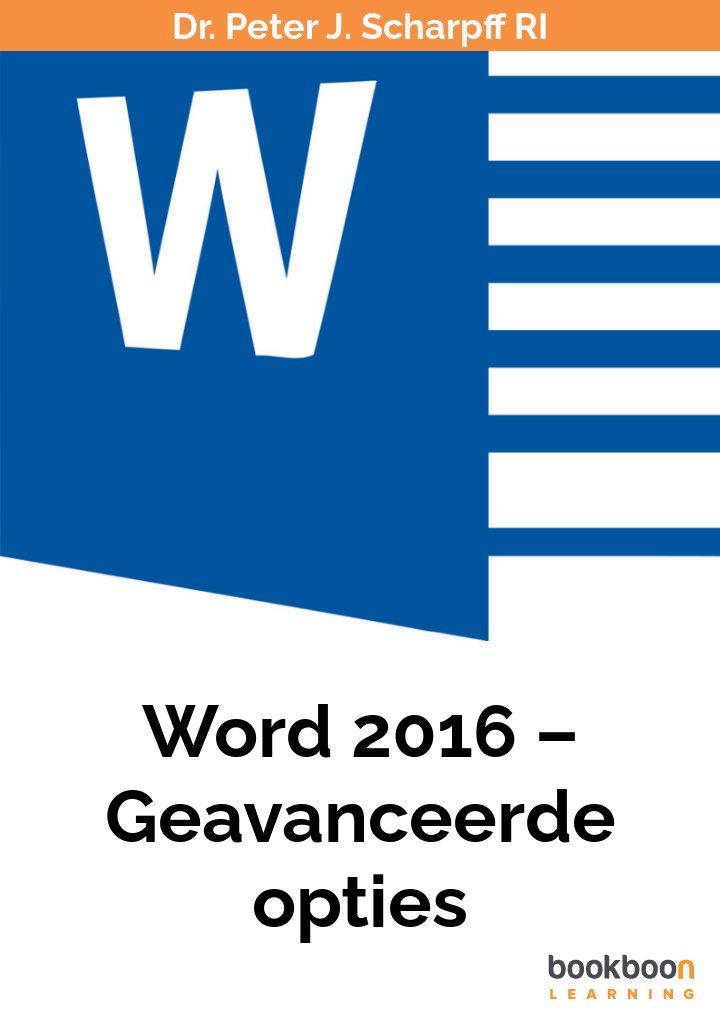 Word 2016 – Geavanceerde opties