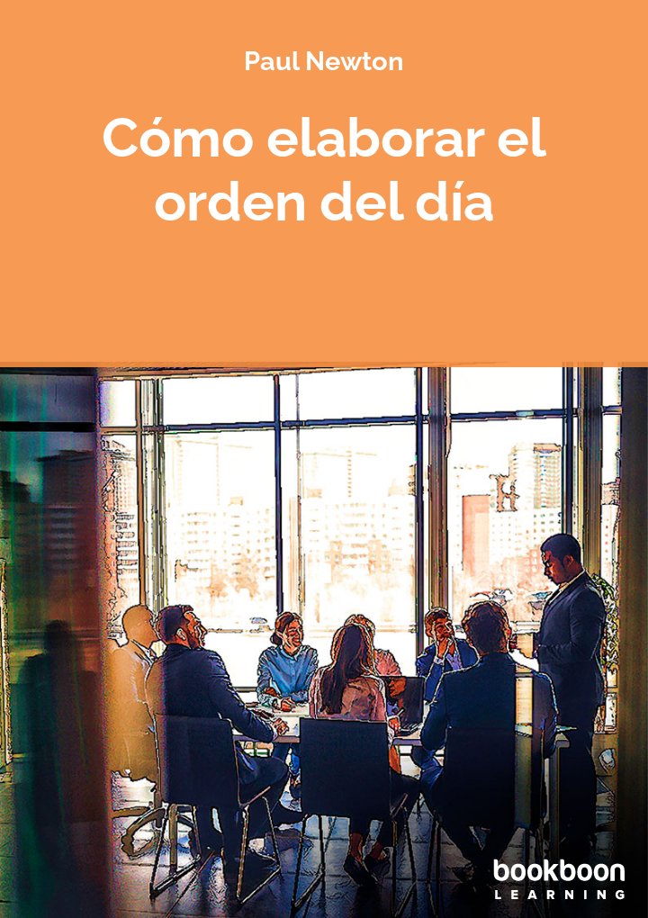 Cómo elaborar el orden del día