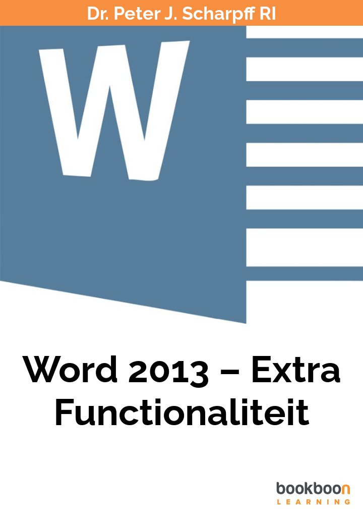 Word 2013 – Extra Functionaliteit