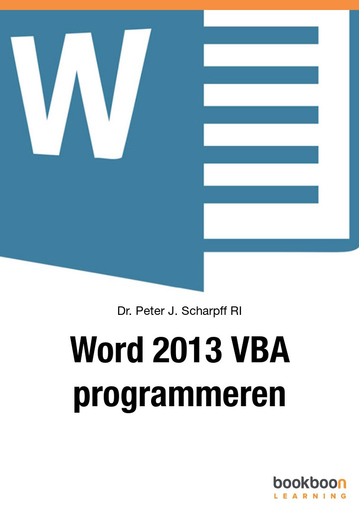 Word 2013 VBA programmeren