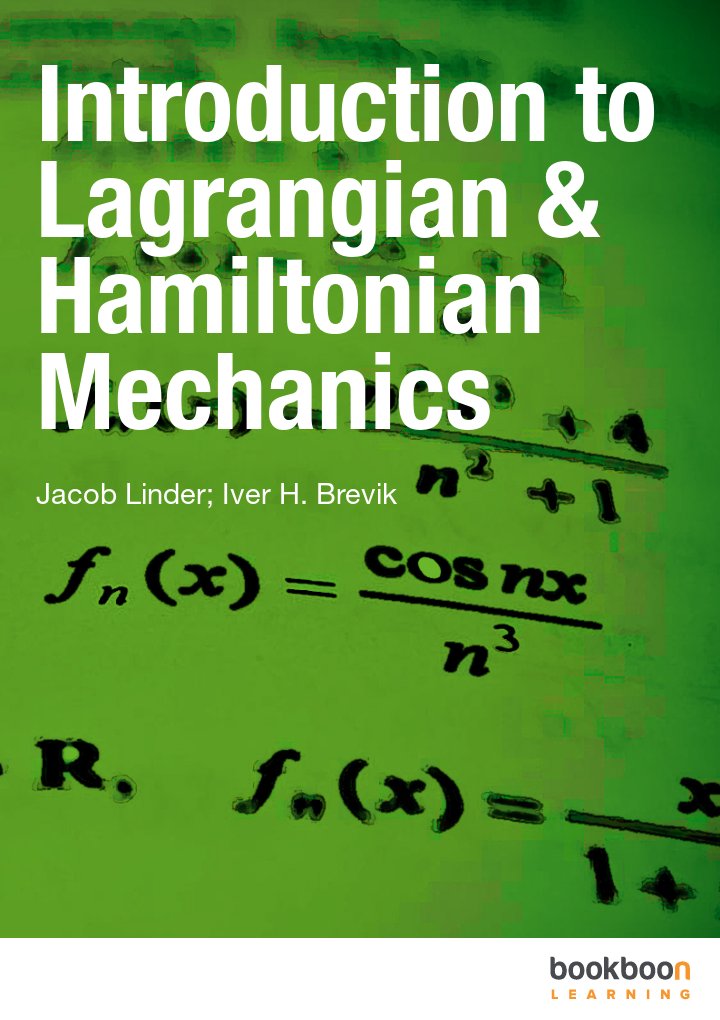 Résultat de recherche d'images pour "Introduction to Lagrangian & Hamiltonian Mechanics"