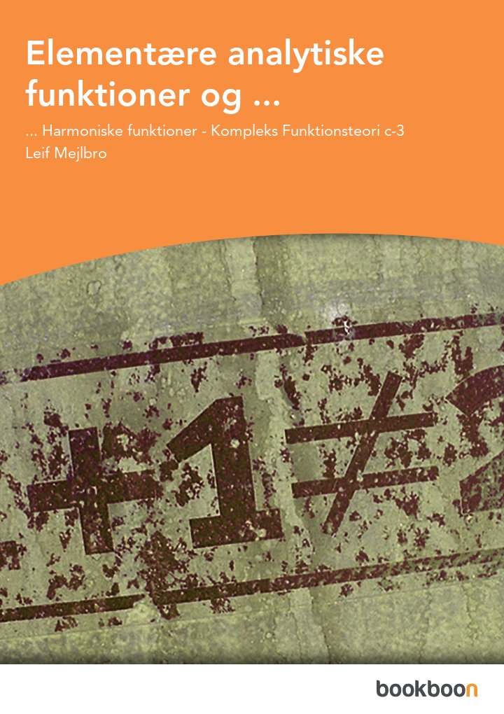 Elementære analytiske funktioner og ...