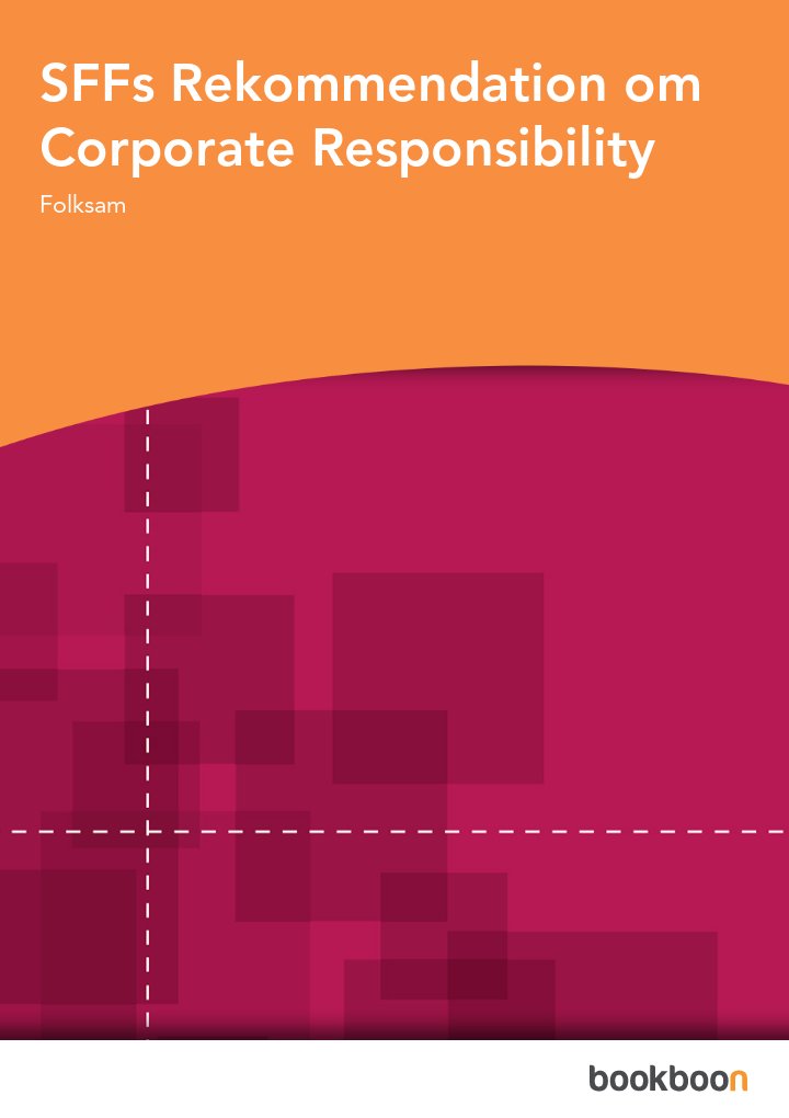 SFFs Rekommendation om Corporate Responsibility