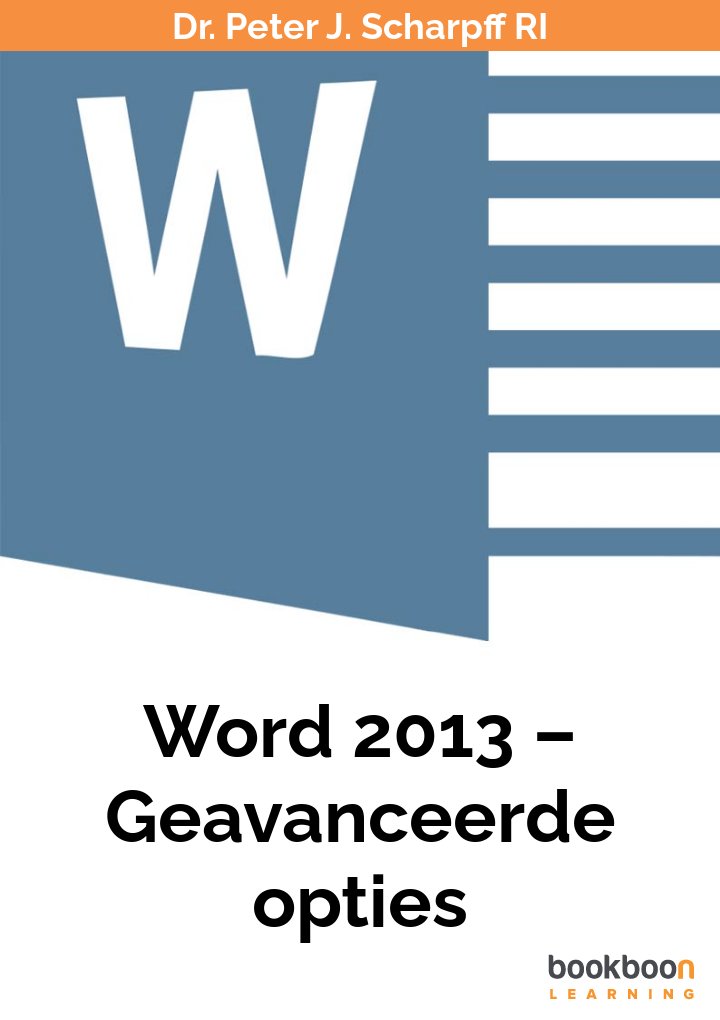 Word 2013 – Geavanceerde opties