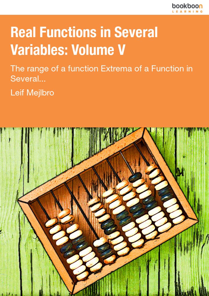 "Real Functions in Several Variables: Volume V The range of a function Extrema of a Function in Several..." icon