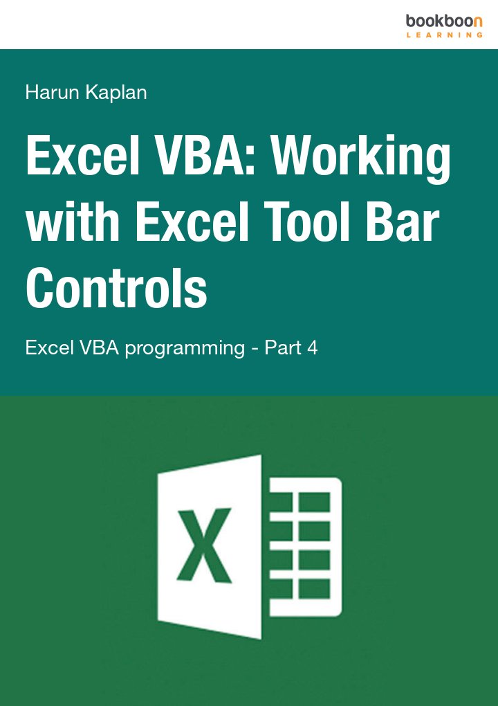 Excel VBA: Working with Excel Tool Bar Controls